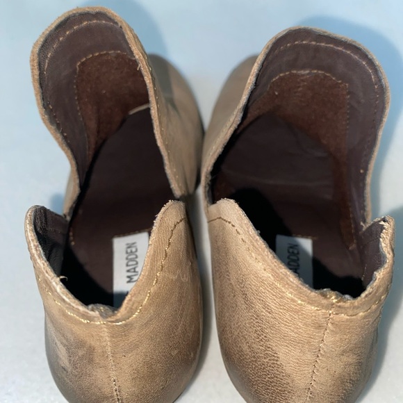 Steve Madden Size 6M Taupe Leather Ankle Boots - Picture 9 of 16
